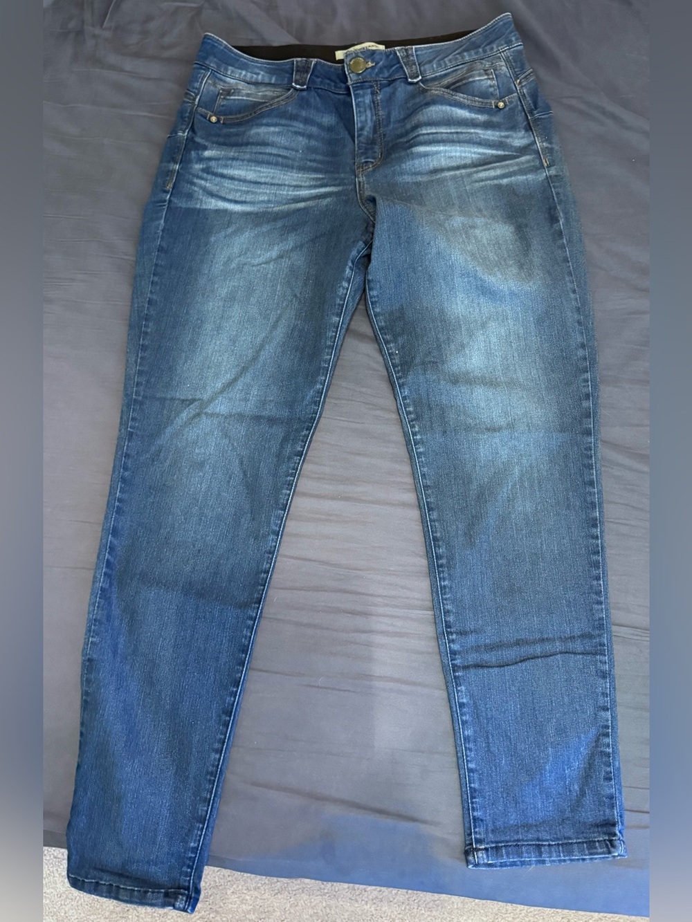 Democracy stretch skinny jeans with elastic waist Women’s Size 14